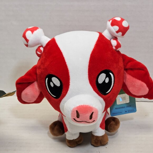 New Red White Cow Mushroom Plush Plushie November 2023 Makeship Make Ship 773 - Picture 8 of 11